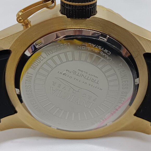 Invicta Pro Diver 35661 Men's 50mm S/Steel Japanese Quartz Dive Watch NWOT - Picture 8 of 11